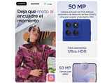 Móvil - motorola edge 60 pro, Dazzling Blue, 512 GB, 12 GB RAM, 6.67 pOLED, MediaTek Dimensity 8350 Extreme, 6000 mAh