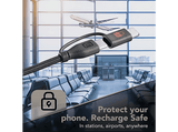 Cable USB - CellularLine Data Security USB C, 65 W, Data blocker, Universal, Negro