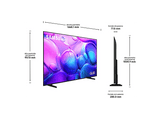 TV QLED 75 - Samsung TQ75Q6FAAUXXC, UHD 4K, Q4 Lite Processor, Smart TV, AI Negro