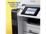 Impresora tinta - Epson EcoTank Pro ET-5885, Wi-Fi, Multifunción, A4, Fax, Pantalla Táctil, ADF, Blanco