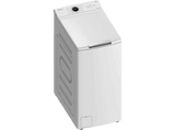 Lavadora carga superior - Midea MF100T80B/W-ES, 8 kg, 1300 rpm, 15 programas, Display, Blanco