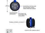 Altavoz inalámbrico - Ultimate Ears Wonderboom Play, 10hs de batería, Resistente al agua, IP67, Emparejable, 40m radio inalámbrico, Negro