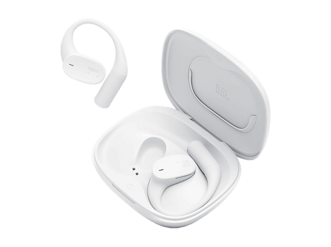 Auriculares True Wireless - JBL Sense Lite, 32 h Autonomía, 4 Micrófonos, Blanco