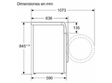 Lavadora carga frontal - Bosch WGG256ZAES, Serie 6, 10 Kg, 1600 RPM, 12 programas, Iron Assist anti arrugas, Acero antihuellas