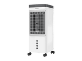 Climatizador evaporativo - Taurus Snowfield 5, 60 W, Enfría, Ventila y humidifica, Depósito de 5 L, 3 velocidades, oscilación, mando, Blanco