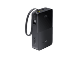 Powerbank - Baseus EnerFill Bipow2 Pro, 20000mAh, 22.5W, Cable retráctil, Carga simultánea ultrarrápida, USB-C, Negro Cluster
