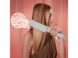 Plancha de pelo - Cecotec Air Lisse, Con aire, Revestimiento cerámica, 1600 W, Tecnología Iónica, Keratina y aceite argán, 3 Modos, Champagne