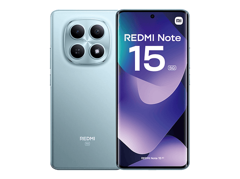 Móvil - Xiaomi Redmi Note 15 5G, Azul glaciar, 256 GB, 8 GB RAM, 6.77