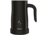 Espumador de leche - Krups XL1008, Interior acero inoxidable, Base giratoria 360º, Negro