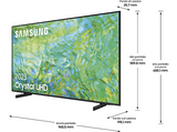 TV LED 43 - Samsung UE43CU8002KXXH, UHD 4K, Procesador Crystal 4K, Smart TV, DVB-T2 (H.265), Negro