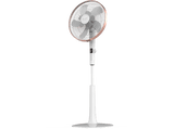 Ventilador de pie - Cecotec EnergySilence 1030 SmartExtreme, 28 W, 10 aspas, 3 velocidades, Modo Turbo, Blanco