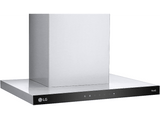 Campana decorativa - LG HCEZ2426S, 3 velocidades, 800 m³/h, 59.8 cm, ThinQ™, Acero inoxidable