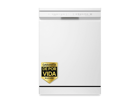 Lavavajillas - LG DF273FW,  14 servicios, 10 programas, 60 cm,  QuadWash™, Blanco