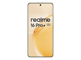 Móvil - Realme 16 Pro+, Master Gold, 512 GB, 12 GB RAM, 6.8 HyperGlow 4D Curve+ de 144Hz, Qualcomm Snapdragon 7 Gen 4, 7000 mAh