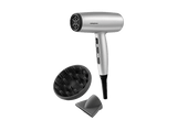 Secador - BaByliss Cosmos, 2100 W, 3 Niveles Temperatura, 2 Velocidades, Difusor incluido, Aire Frío, Plata