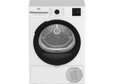 Secadora bomba de calor - Beko BM3T39220WB, 9 kg, 15 Programas, Optisense, Blanco