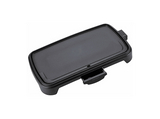 Plancha de asar - Jata JEGR1241, 2200 W, Recubrimiento antiadherente libre de PFOA. Xylan® Plus de Whitford, 500x250 cm, Negro