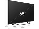 TV QLED 65 - Hisense 65A7GQ, HDR UHD 4K , Smart TV, HDMI, Dolby Atmos, Dolby Vision, HDR10+, Negro