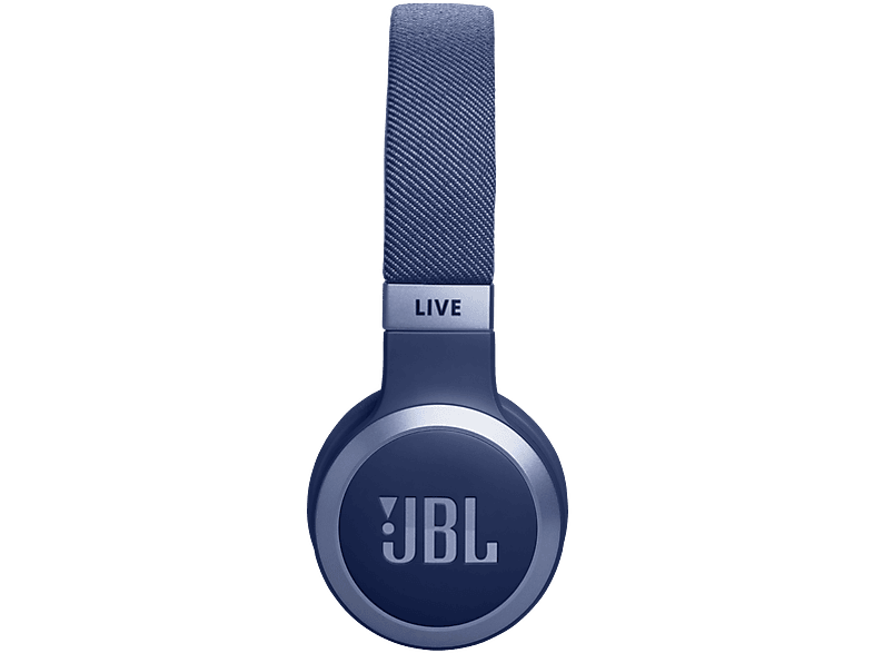 Auriculares inalámbricos - JBL Live 670 NC, Cancelación ruido adaptativa, Autonomía hasta 65 h, Azul