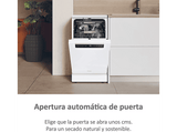 Lavavajillas - Haier I-Pro Shine Series 5 XF1C3TB1FW, 11 servicios, 8 programas, 45 cm, Motor Inverter, Wi-Fi, Blanco