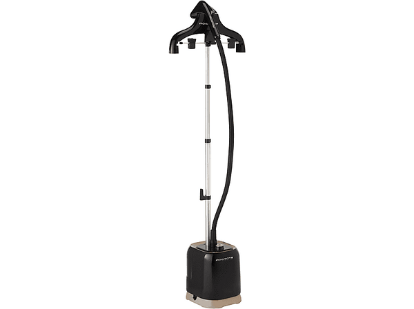 Plancha de vapor vertical - Rowenta Pro Style IS3420D1, 1700 W, 1.5 L, Salida de Vapor 30 g/min, 3 Niveles, Calentamiento en 45 s., Negro y beige