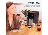 Cafetera superautomática - Cecotec Cremmaet CompactCcino Black, 19 bar, 1350 W, 400 ml, Altura regulable, Display táctil, Molinillo integrado, Black