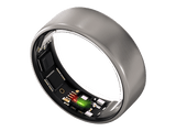 Anillo inteligente - Ultrahuman Ring Air, 24 mAh, Talla 8 (19.01 mm), Hasta 6 días de Autonomía, Resistente al Agua hasta 100m, Raw Titanium