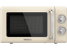 Microondas con grill - Cecotec ProClean 3110 Retro, 700 W, 6 niveles, Luz interior, 20 l, Beige