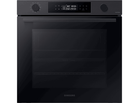 Horno - Samsung Dual Cook  NV7B4430ZAB/U1, Multifunción, Pirolítico, 76l, 59.5 cm, Función WiFi con SmartThings, Negro