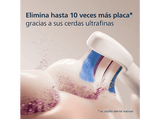 Recambio para cepillo dental - Philips Optimal White HX6063/87, Cabezal Sonicare, Pack 2+1, Blanqueador, Control antiplaca, Suavidad media, Blanco