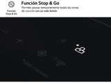 Placa inducción - LG CBIZ2435B, 4 Zonas, 1 Zona Flex, 59 cm, Negro