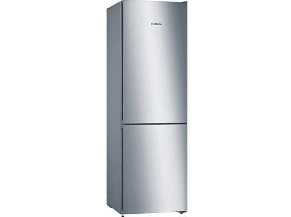 Frigorífico combi - Bosch KGN36VLEA, No Frost, 186 cm, 326 l, Cajón VitaFresh, Refrigeración Súper, Inox