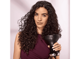 Secador - Bellissima Diffon Ion Ceramic, Difusor integrado, 700 W, 2 combinaciones aire/temperatura, Sistema Curls Booster, Negro