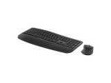 Pack Teclado + Ratón - Logitech Signature MK880, Inalámbrico, Bluetooth, Reposamanos, Multidispositivo, PC-Mac, Personalizable, Negro