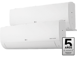 Aire acondicionado Split 2 x 1 - LG 2X1PLUS912, 3526 fg/h, Gold Fin™, ThinQ™ Blanco