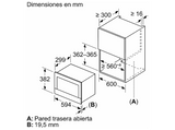 Microondas integrable - Siemens BF722R1B1, SerieIQ700,  1220 W, 5 niveles, Limpieza humidClean, Función cookControl, 21 l, Negro