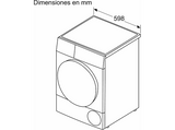 Secadora bomba de calor - Siemens, WQ46B2C0ES, 9 kg, 11 programas, Intelligent Dry, Autodry, Blanco