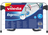 Tendedero - Vileda Express, Brazos ajustables, Negro/Blanco