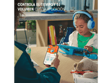 Auriculares infantiles - JBL Junior 470NC, Circumaurales , Sonido inocuo <lt/>85db, Control parental, Micrófono, Cancelación ruido, Autonomía 50h,Rosa