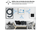 Aire acondicionado Split 1 x 1 - LG GALLERY09TV, 2236 fg/h, Wi-Fi, Gold Fin™, Freeze Cleaning, Blanco
