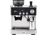 Cafetera express - Breville Barista Signature, 15 bar, 2 Tazas, 1600W, Café en grano, Inox/Negro