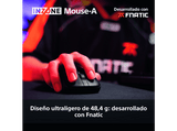 Ratón gaming - Sony INZONE Mouse-A, Inalámbrico, Ultraligero 48,4g, Frecuencia sondeo 8000Hz, Interruptor óptico, 90h, USB-C, PC, FPS Esports, Negro