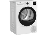 Secadora bomba de calor - Beko BM3T39220WB, 9 kg, 15 Programas, Optisense, Blanco