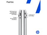 Portátil - HP OmniBook 5 Next Gen AI 14-he0016ns Copilot+ PC, 14 2K, Snapdragon X Plus X1P-42-100, 45 TOPS, 32GB RAM, 1TB SSD, W11H, Sin cargador