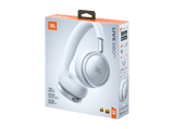Auriculares inalámbricos - JBL LIVE 680 NC, Supraaurales, Diadema, Bluetooth, Cancelación activa de ruido (ANC), Autonomía 80 h, Blanco