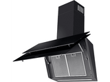Campana decorativa - Samsung NK36C9804WB/UR, 5 velocidades, 560 m³/h, 90 cm, Cristal Negro