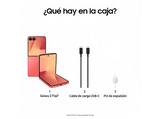 Móvil - Samsung Galaxy ZFlip7, Rojo, 512 GB, 12 GB RAM, 6.9 FHD+, Exynos 2500, 4300 mAh, Android 16