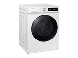 Lavadora carga frontal - Samsung WW90DG5G34AEEC, 9 kg, 1400 rpm, 12 programas, Autodosificación, AI EcoBubble™, AI Wash, fondo reducido, Blanco
