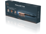 Plancha de pelo - Rowenta Air KeraStraight, Plancha secador, 3 en 1, Alisado mojado a seco, Air Keratin, 6 temperaturas, 80 °C a 210 °C, Azul