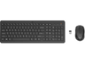 Pack Teclado + Ratón - HP Combo de teclado y ratón inalámbrico 330, Inalámbrico, Bluetooth, 1600 PPP, Negro